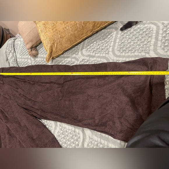 Anthropologie Maeve The Avery Pleated Wide-Leg Trousers Corduroy 31014 - Picture 7 of 9